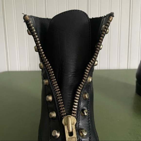 ASH Zip Front Studded Booties w Stretch Panels *Mexico* - Picture 6 of 13